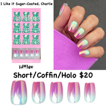 Load image into Gallery viewer, Like it Sugar Coated Charlie Dash Candy Crush halographic