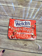 Load image into Gallery viewer, Welchs Fruit N' Yogurt embroidered clutch bag
