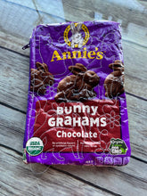 Load image into Gallery viewer, Annies Cheddar Bunnies embroidered clutch bag