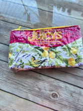 Load image into Gallery viewer, Georgia Juicy Peaches embroidered clutch bag
