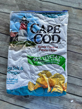 Load image into Gallery viewer, Cape Cod Salt and vinegar chips embroidered clutch bag