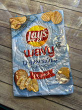 Load image into Gallery viewer, Lays Wavy chips bag embroidered clutch bag