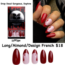 Load image into Gallery viewer, Drop Dead Gorgeous Daphne Red Aspen Dashes