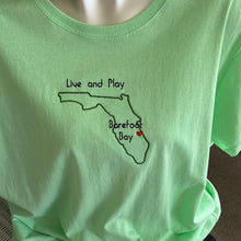 Load image into Gallery viewer, Barefoot Bay Scoop neck tee shirt