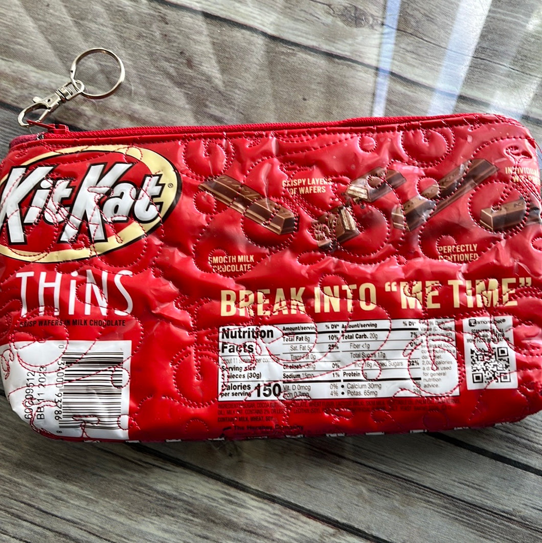 Kit Kat zippered clutch bag