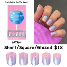 Load image into Gallery viewer, Tallulah's Taffy Twist Dash Candy Crush glazed