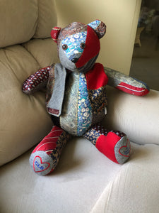Memory Teddy Bears made from neck ties
