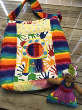 Load image into Gallery viewer, Little gals totebag with dolly included