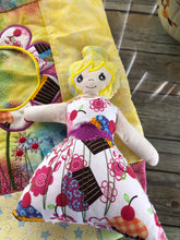 Load image into Gallery viewer, Little gals backpack with dolly included