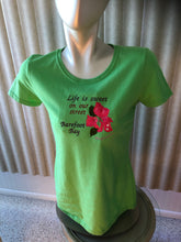 Load image into Gallery viewer, Scoop neckline womans tee shirt Small