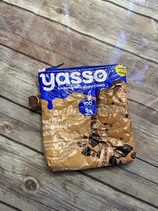 Yasso Frozen Greek Yogurt bars embroidered clutch bag