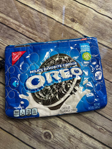 Oreo Cookies embroidered clutch bag