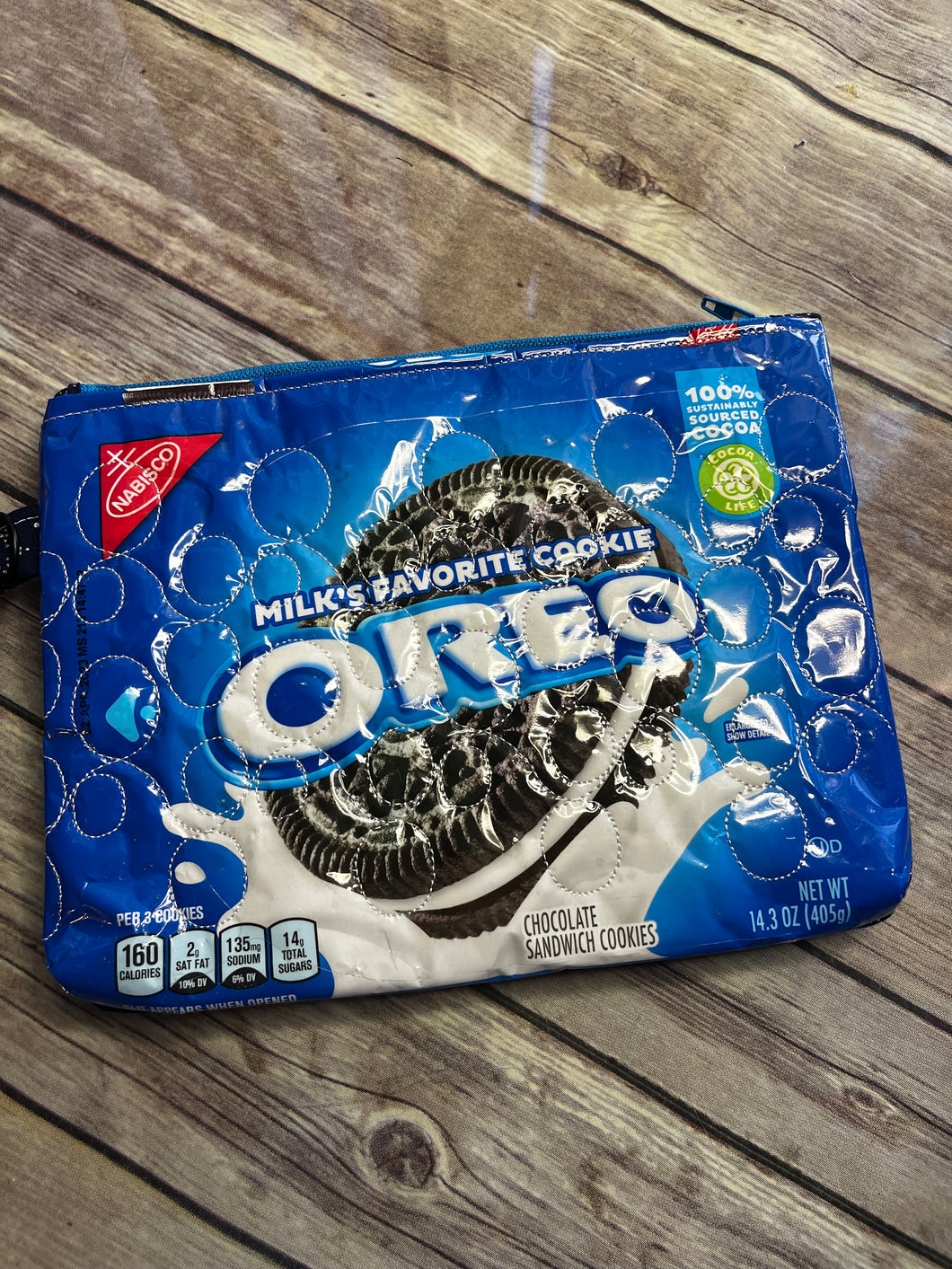 Oreo Cookies embroidered clutch bag