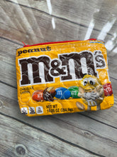Load image into Gallery viewer, M &amp; M milk chocolate with peanuts  embroidered clutch bag
