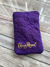 Load image into Gallery viewer, Crown Royal Carmel Apple embroidered clutch bag
