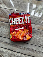 Load image into Gallery viewer, Cheez-its embroidered clutch bag
