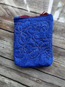 Cheez-its embroidered clutch bag