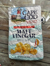 Load image into Gallery viewer, Cape Cod Malt Vinegar Chip embroidered clutch bag
