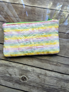 Funky Budda embroidered clutch bag