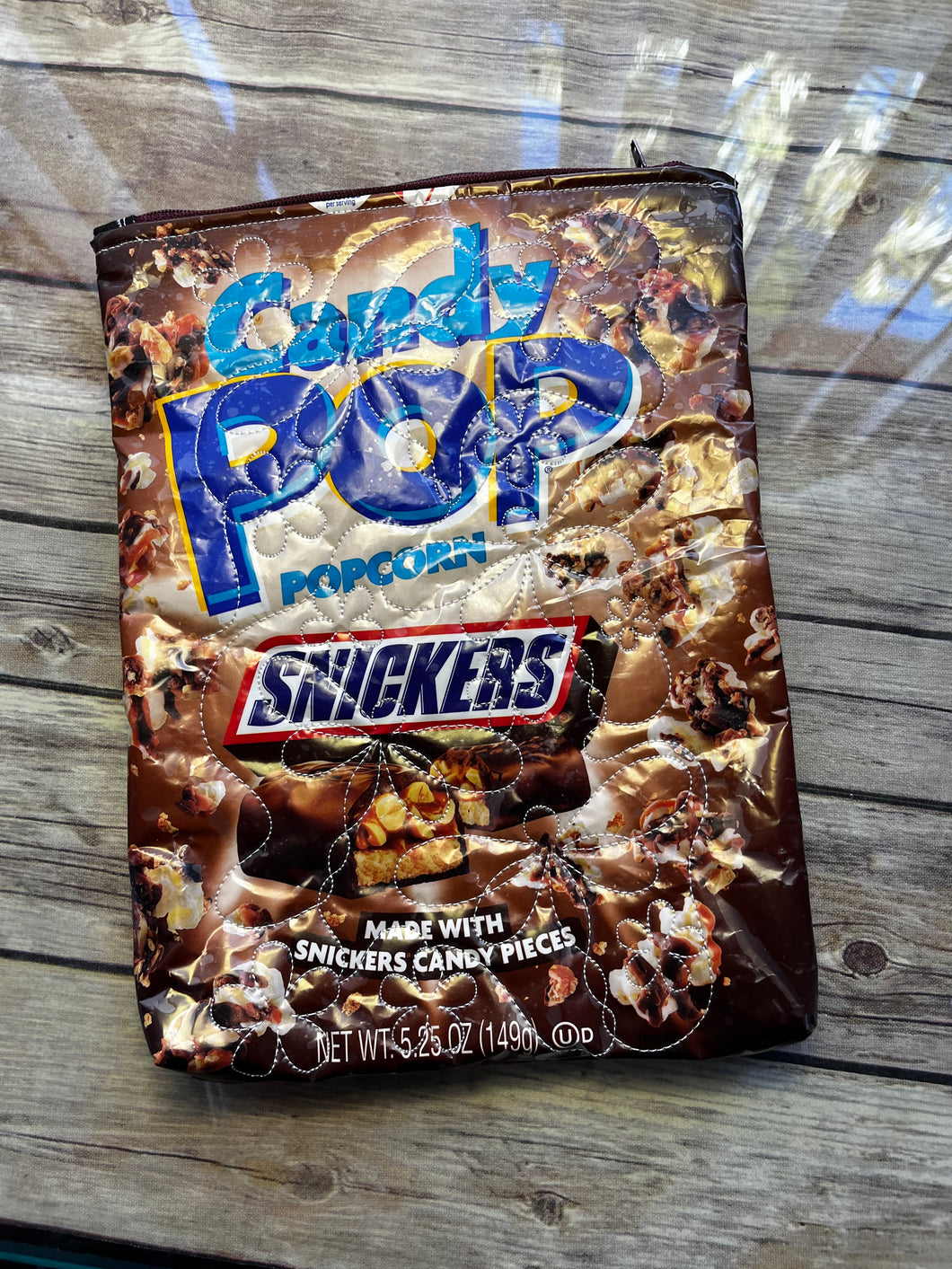 Snickers Pop corn embroidered clutch bag (Copy)