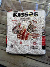 Load image into Gallery viewer, Candy Cane Hershey Kisses bag embroidered clutch bag
