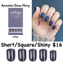 Load image into Gallery viewer, Annette Goes Navy Dash
