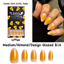 Load image into Gallery viewer, Candy Corn Cutie Cody Red Aspen Dashes
