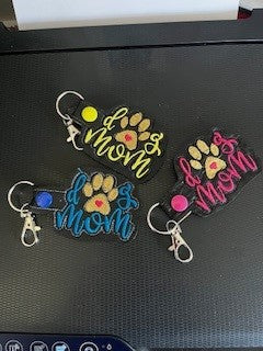Dog mom Key tag