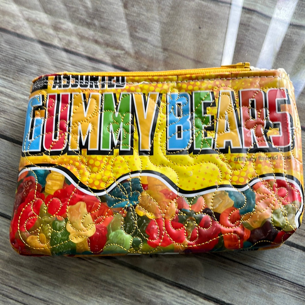 Gummy bears zippered clutch bag