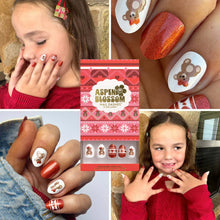 Load image into Gallery viewer, Beary Sweet, Myla Girl Petite Red Aspen Dash
