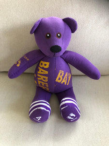 Memory Bear made from a Dads shirt – Heartsdesign