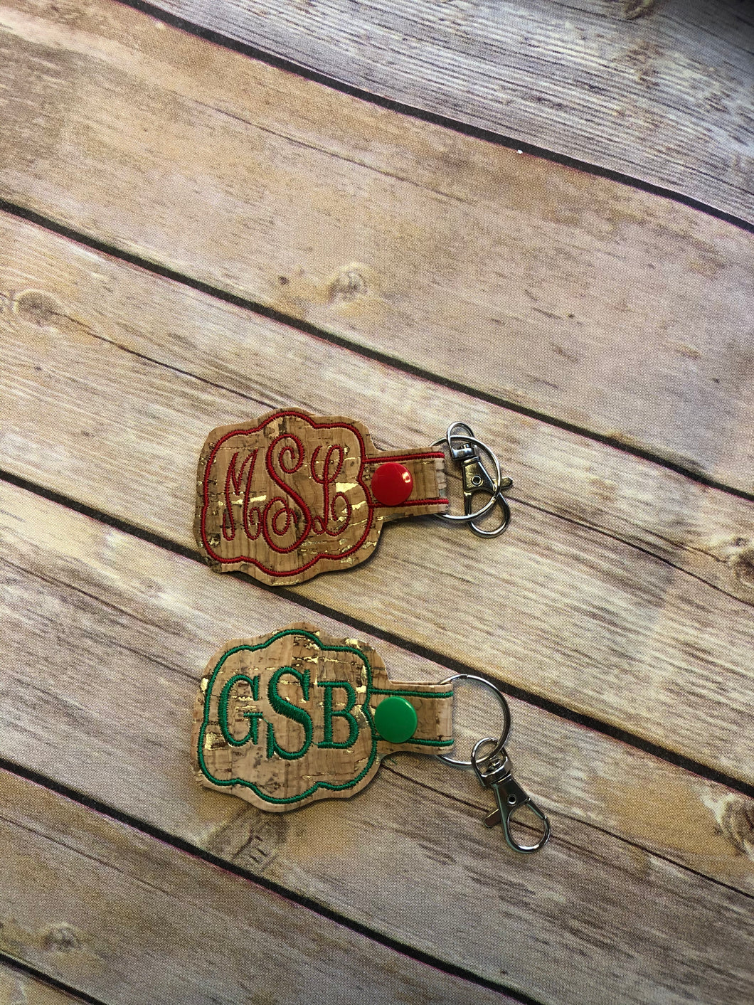 Monogrammed Key fob