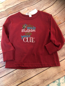 Who needs Mistletoe when you're cute?