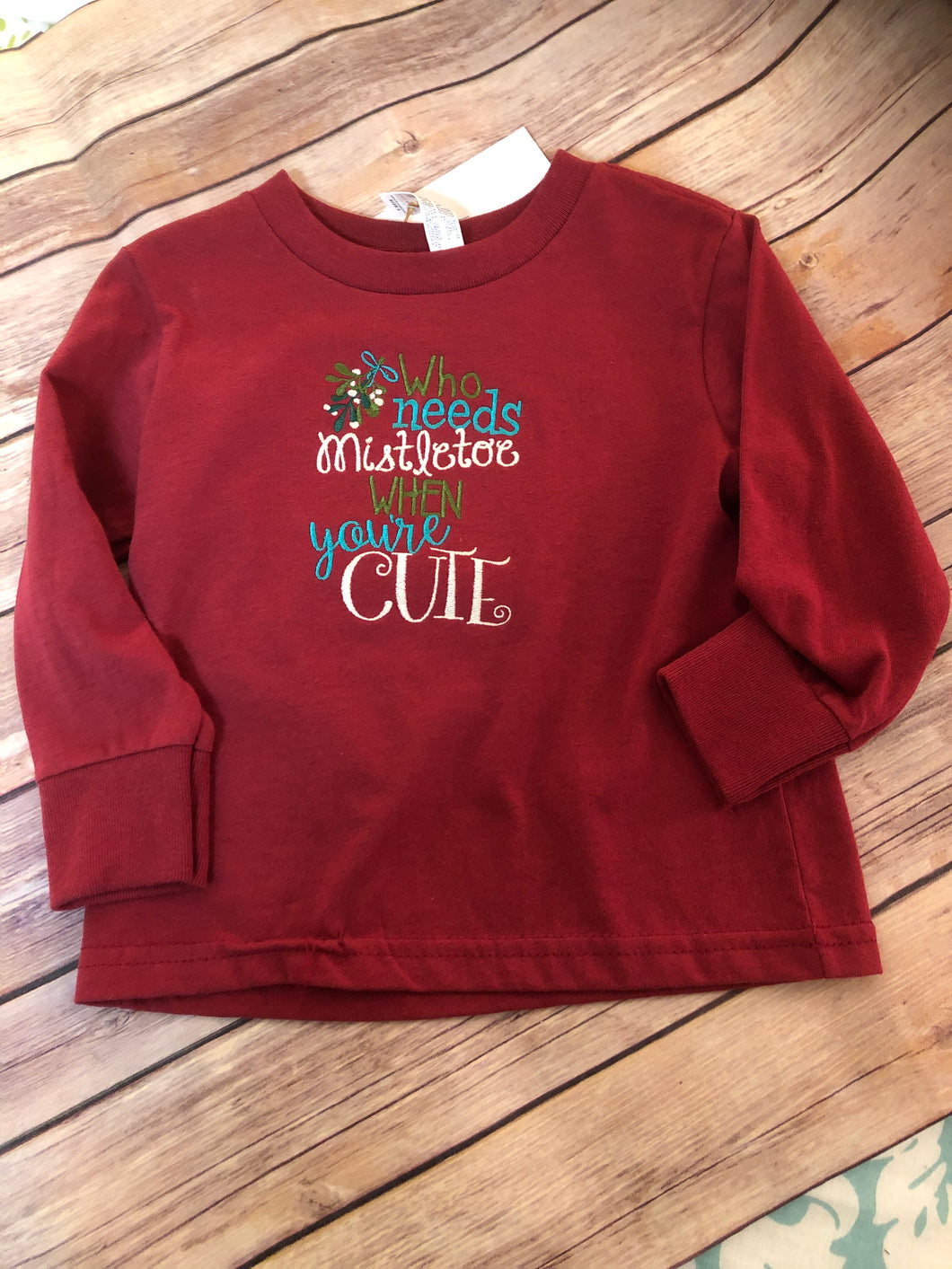 Who needs Mistletoe when you're cute?