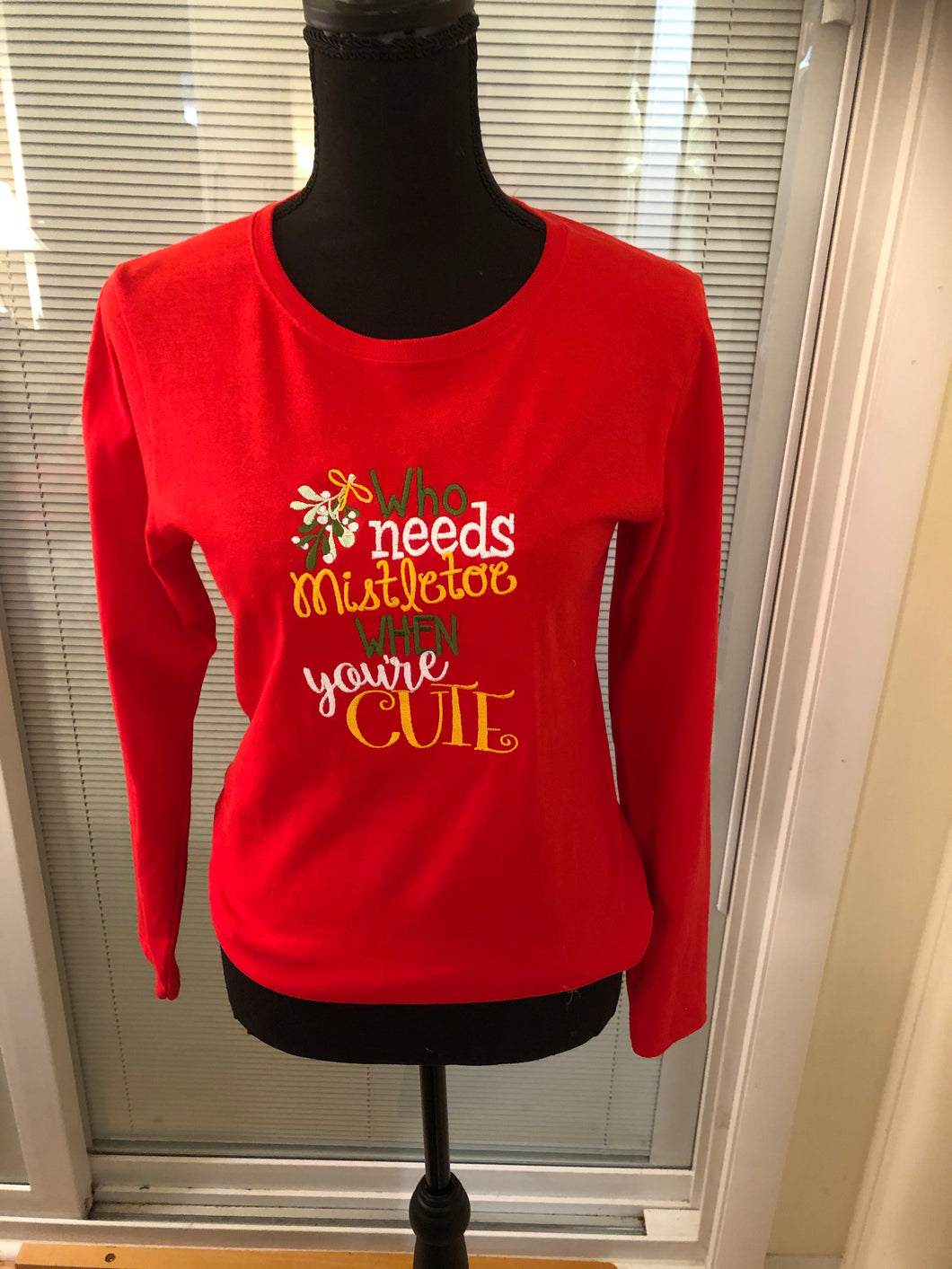 Who needs Mistletoe when you're cute?