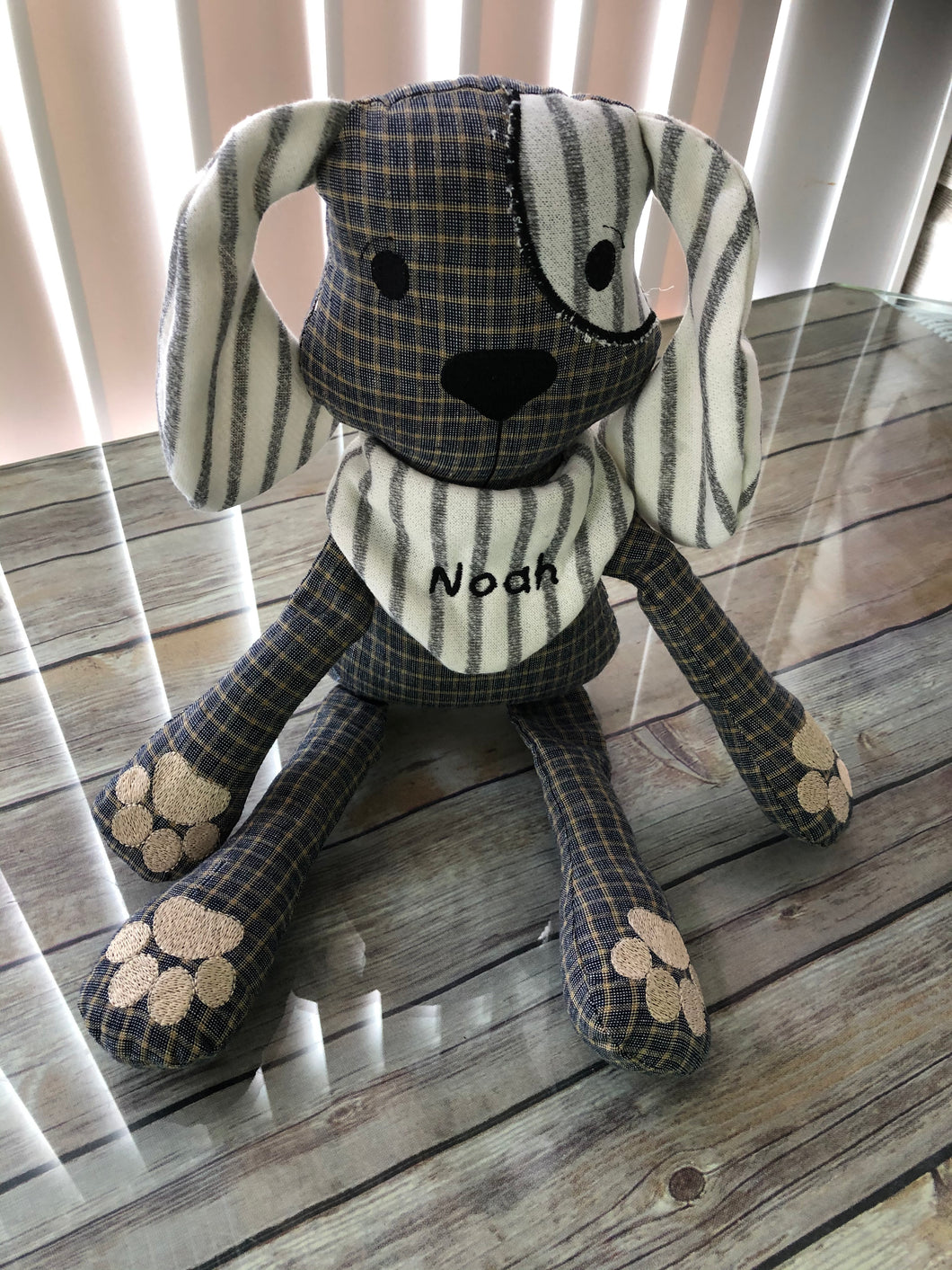 Floppy puppy personalized with custom name