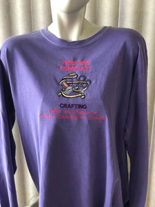 Long Sleeved Comfort Colors Sewing themed shirt