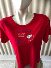 Load image into Gallery viewer, Scoop neckline womans tee shirt 2 xl Life is Sweet.
