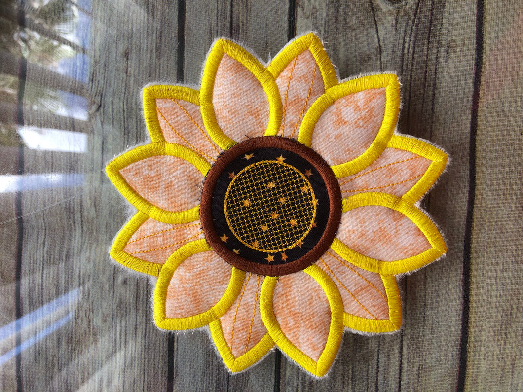 Sunflower coasters