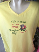 Load image into Gallery viewer, Barefoot Bay Ladies Life is Sweet on Hyacinth Circle
