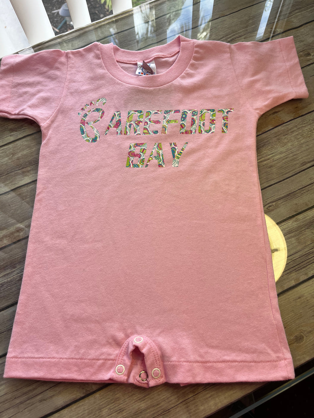 Pink Barefoot Bay  creeper size 18 months