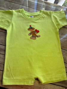 Sock monkey creeper size 18 months