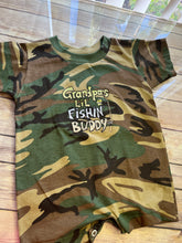 Load image into Gallery viewer, Grandpas lil fishin buddy creeper size 12 months
