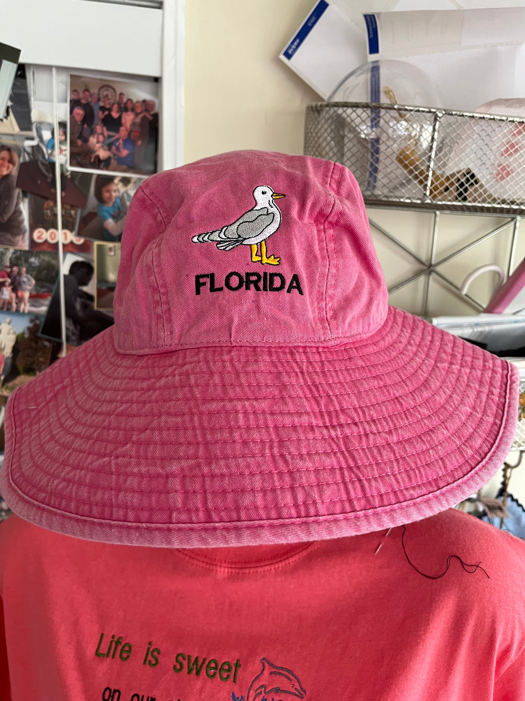 Bucket Hat Seagull Florida
