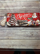 Load image into Gallery viewer, Chocolate Christmas tree Cakes Little Debbie clutch bag
