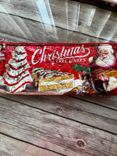 Load image into Gallery viewer, Vanilla Christmas tree Cakes Little Debbie clutch bag
