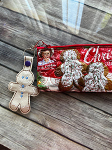 Gingerbread  Christmas Cookies Little Debbie clutch bag