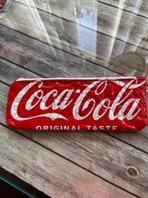 Load image into Gallery viewer, Coke zippered clutch bag`
