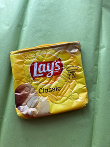 Lays Potato Chip zippered clutch bag`