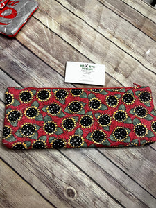 Seagram's  zippered clutch bag`